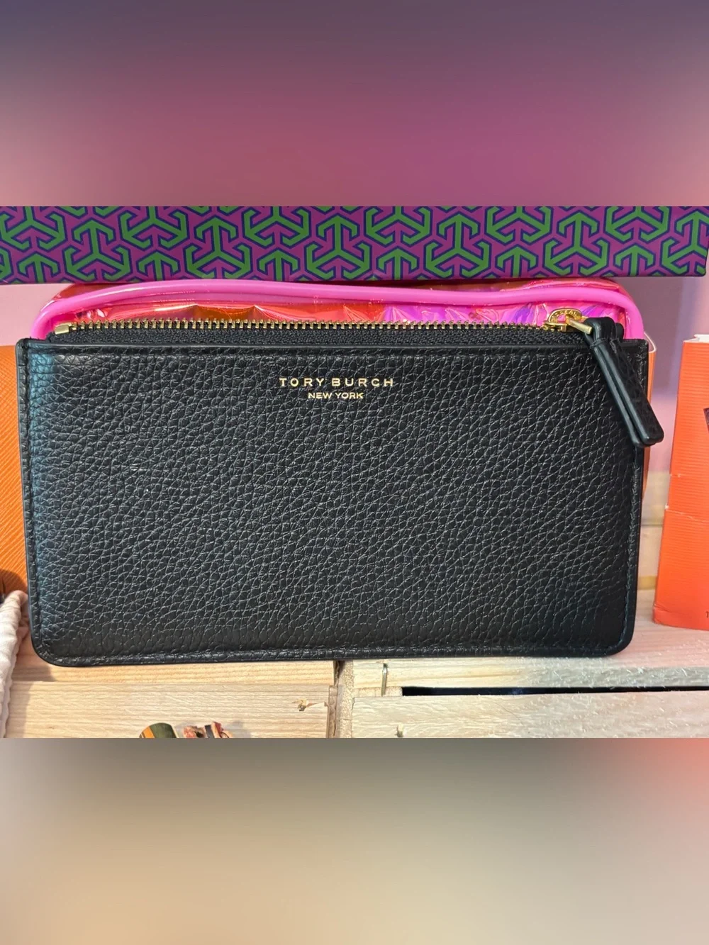 Tory Burch sunglasses and card wristlet bundle